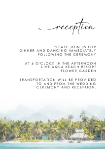 Mira | Reception Card - A6: mira-stat-37-02-set | Wedding Invitation Suite Template