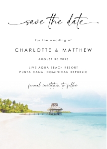 Mira | Save the Date - 5x7": mira-stat-37-01 | Save the Date Invitation Template