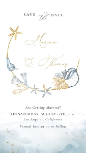 marina-evite-02-01 | Beach Wedding Save the Date Evite design preview