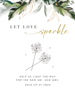 Palma| let love sparkle 8 x 10": palma-stat-10-27 | Let Love Sparkle sign template