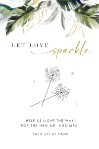 Palma| let love sparkle 4 x 6": palma-stat-10-27 | Let Love Sparkle sign template