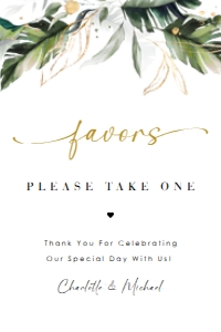 Palma | favour sign 4x6": palma-stat-10-25 | Favour Sign Template