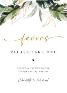 Palma | favour sign 5x7": palma-stat-10-25 | Favour Sign Template