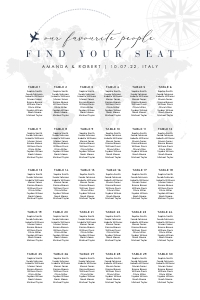 sofia-stat-16-36-b | Our favourite people Seating Chart 24 x 36": sofia-stat-16-36-b | Our Favourite People Seating Chart - Portrait