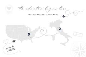 sofia-stat-16-38| Navy Guest Book alternative Sign - 36 x 24": sofia-stat-16-38 | Navy Guest Book alternative Sign