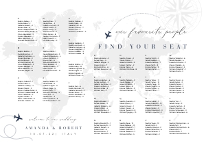 sofia-stat-16-36-a-alpha | Our favourite People Seating Chart alphabetic - A1: sofia-stat-16-36-a-alpha| Our Favourite People Seating Chart - Alphabetic Landscape