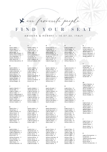sofia-stat-16-36-b-alpha | our favourite people Seating Chart alphabetic Portrait A1: sofia-stat-16-36-b-alpha | Our Favourite People Seating Chart Alphabetic - Portrait