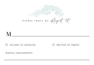 aida-stat-02-02 | AIDA RSVP card - 5x3.5": aida-stat-02-02-set | Corals beach wedding invitation Suite