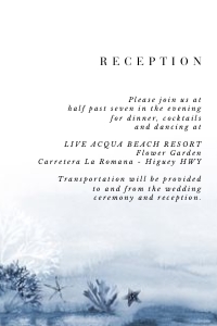 alyssa-stat-02-02 | reception Card - 4x6": alyssa-stat-02-02-set | Under the sea wedding invitation Suite