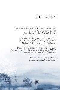 alyssa-stat-02-02 | details Card - 4x6": alyssa-stat-02-02-set | Under the sea wedding invitation Suite