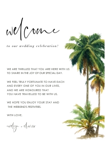 palma-stat-10-54 | KALA Palm tree wedding itinerary card design preview
