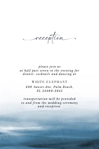 elettra-stat-02-02 | Elettra Reception Card - 4 x 6": elettra-stat-02-02-set | Elettra wedding invitations