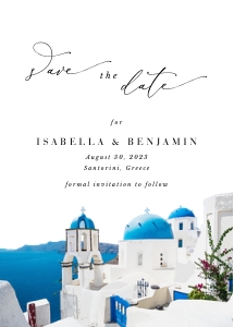 santorini-stat-02-02 | Santorini save the date - 5x7": santorini-stat-02-02 | Santorini save the date template