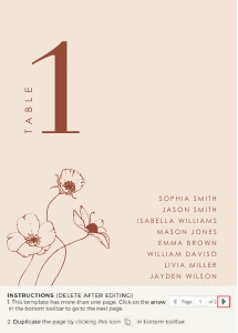 hazel-stat-35-08b| Seating Cards 5 x 7": hazel-large-bundle-35-01 | HAZEL wedding stationery bundle