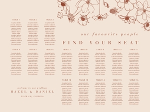 hazel-stat-35-08-a | Seating Chart 24 x 18": hazel-stat-35-08-a | HAZEL | seating chart - landscape