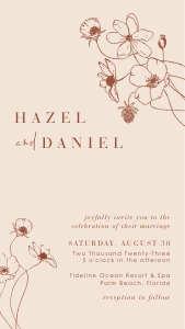 hazel-evite-35-02 | HAZEL Digital Wedding Invitation design preview