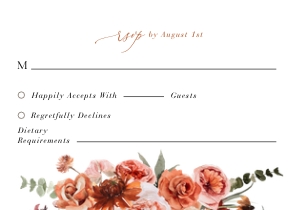 scarlett-stat-39-15 | RSVP card 5x3.5": scarlett-stat-39-15-set | Wedding Invitation Suite