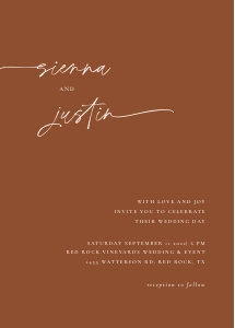 sienna-stat-40-02-set | Wedding invitation Suite design preview