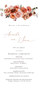 scarlett-stat-39-03 | Wedding program 4x9": scarlett-stat-39-03 | wedding program