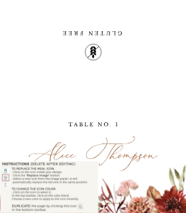 scarlett-stat-39-07 | Place cards 3.5 x 2": scarlett-stat-39-07 | place cards