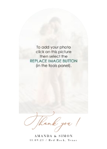 scarlett-stat-39-12 | Thank you card 5x7": scarlett-stat-39-12 | thank you card