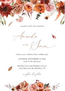 scarlett-stat-39-20 | Wedding Invitation Template D4: scarlett-stat-39-20 | Wedding Invitation - D4