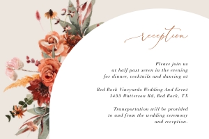 scarlett-stat-39-21 | Reception Card 6x4": scarlett-stat-39-21-set | Wedding Invitation Suite - D5