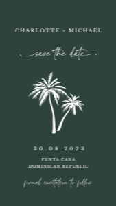 palma-evite-10-13 | Digital Palm Tree save the date modern: palma-evite-10-13 | Digital Palm tree save the date