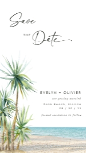 palma-evite-10-15 | SELMA Digital Palm Tree Beach save the date: palma-evite-10-15 | Digital palm tree save the date