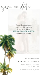 palma-evite-10-16 | digital palm tree save the date with photo design preview