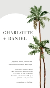 palma-evite-10-18 | Digital Palm Tree Wedding Invitation: palma-evite-10-18 | Digital palm tree wedding invitation