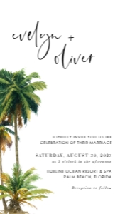 palma-evite-10-19 | Kala Digital Palm Tree wedding invitation: palma-evite-10-19 | digital palm tree wedding invitation