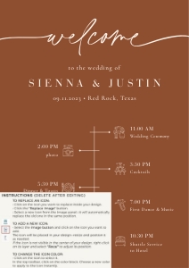 sienna-stat-40-10 | wedding timeline A1: sienna-stat-40-10 | wedding day timeline