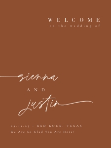 sienna-stat-40-11 | Welcome Sign 18x24": sienna-stat-40-11 | welcome sign