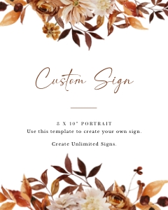 marigold-stat-38-05 | custom sign 8x10": marigold-stat-38-05 | custom sign