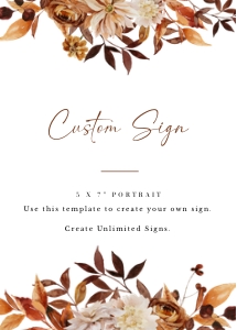 marigold-stat-38-05 | custom sign 5x7": marigold-stat-38-05 | custom sign