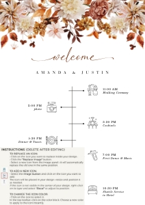 marigold-stat-38-10 | wedding day timeline A1: marigold-stat-38-10 | wedding day timeline sign