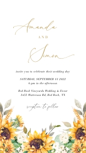 marisol-evite-21-11 | digital wedding invitation - D4 design preview