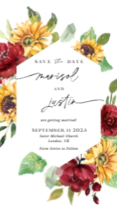 ruby-evite-42-01 | Ruby digital save the date - D1: ruby-evite-42-01 | digital save the date