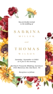 ruby-evite-42-09 | Ruby digital wedding invitation - D4: ruby-evite-42-09 | digital wedding invitation