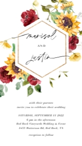 ruby-evite-42-08 | Ruby digital wedding invitation - D3: ruby-evite-42-08 | digital wedding invitation