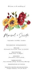 ruby-stat-42-19 | Wedding Program 4x9": ruby-stat-42-19 | wedding program