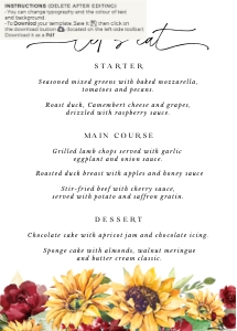 ruby-stat-42-26 | Menu 5 x7": ruby-stat-42-26 | menu