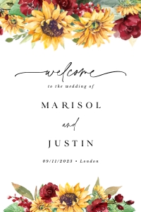 ruby-stat-42-28 | welcome sign 24 x 36": ruby-stat-42-28 | welcome sign