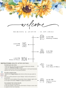 ivy-stat-41-27 | Wedding Day Timeline 18x24": ivy-stat-41-27 | wedding timeline
