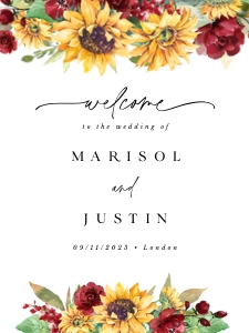 ruby-stat-42-28 | welcome sign 18x24": ruby-stat-42-28 | welcome sign