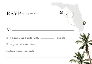 palma-stat-10-59 | RSVP card: palma-stat-10-59-set | wedding invitation suite