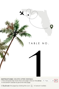 palma-stat-10-61 | table numbers 4x6": palma-stat-10-61 | Palm tree table numbers
