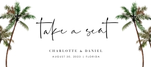 palma-stat-10-65 | Title Card 9x4": palma-stat-10-65 | palm tree seating cards