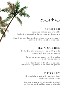 palma-stat-10-67 | Menu 5x7": palma-stat-10-67 | Palm tree menu